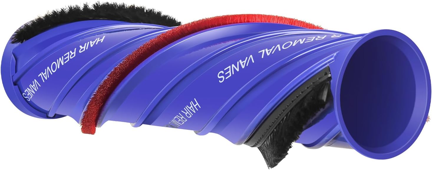 Close-up of Hair Removal Vanes on Brush Bar