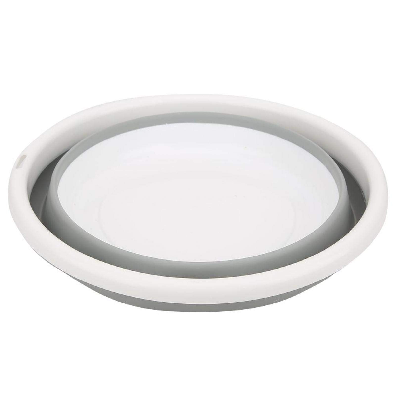 Fishing Lure Bowl, Multifunction Fishing Bait Basin, Foldable Bait Basin, for Travel Restaurant Home(White)-image-4