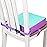Toddler Booster Seat for Dining Table, Stronger Support Double Straps Washable Portable Booster Seat for Dining Table, Increasing Cushion for Baby Kids (Purple)