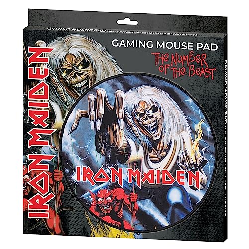 Subsonic Iron Maiden - Alfombrilla de ratón Antideslizante XXL 90 MMS x 40 MMS con Acabado de Cuentas - Licencia Oficial de la comisión DC - imagen 5