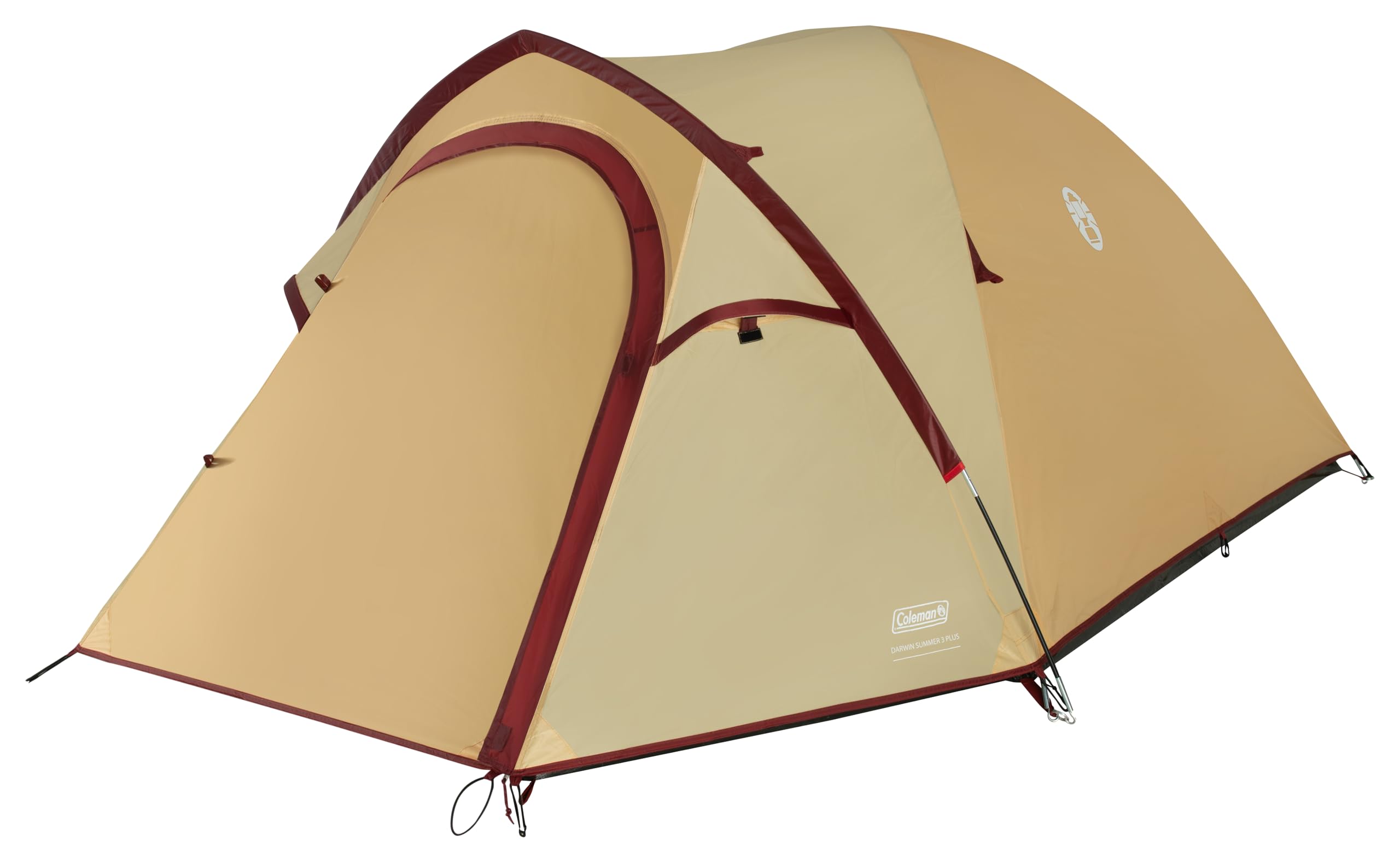 Coleman Tenda estiva Darwin 3 Plus | Tenda a cupola compatta per 3 persone | Tenda da campeggio leggera per 3 persone | Tenda per festival ed escursioni | Impermeabile 2000 mm | Traspirabilità extra
