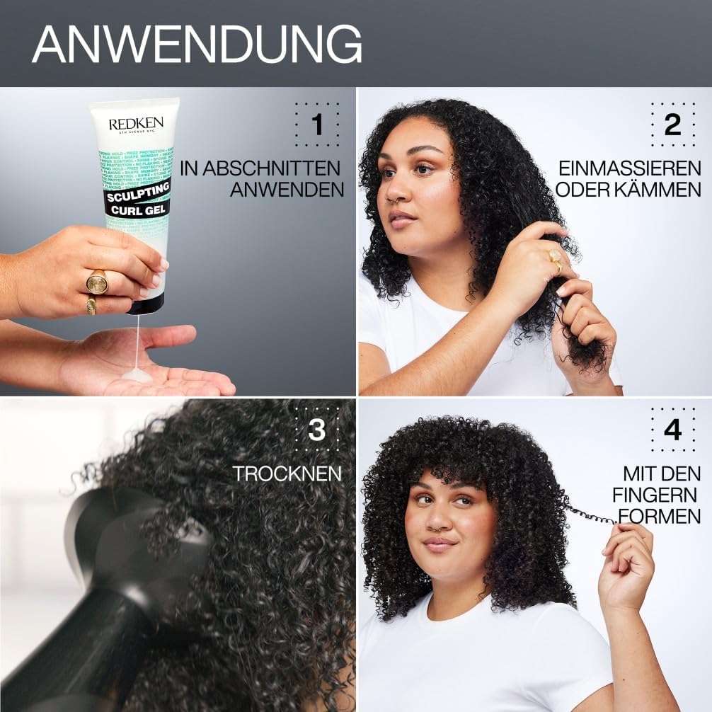 Redken Sculpting Curl Gel: Lockengel für 72h Definition & Anti-Frizz