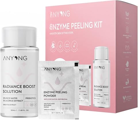 Anyong Enzim Peeling Kit (Papain Enzimi, Salisilik Asit & Pirinç Suyu)