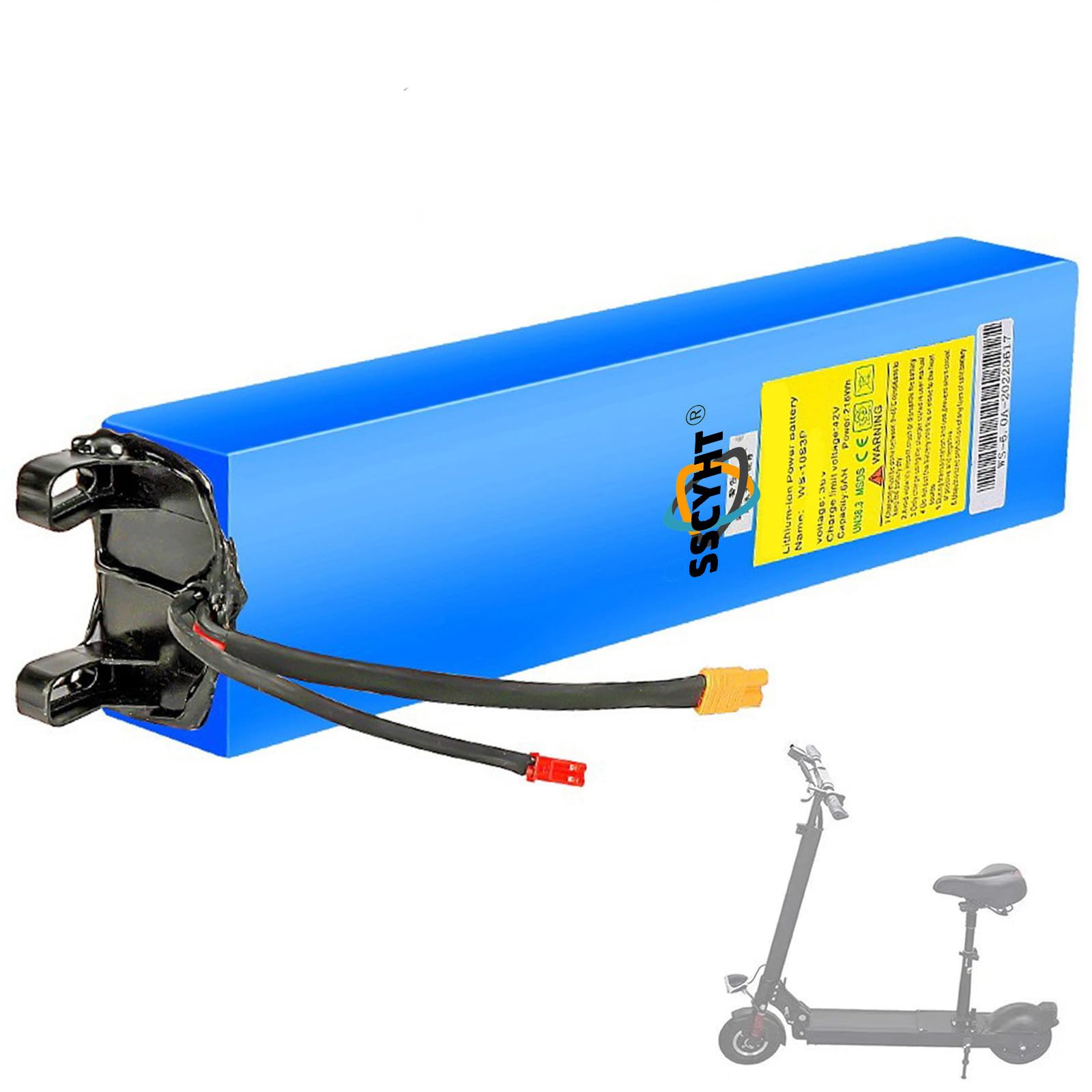 Batterie Rechargeable au Lithium 36 V pour Trottinette électrique