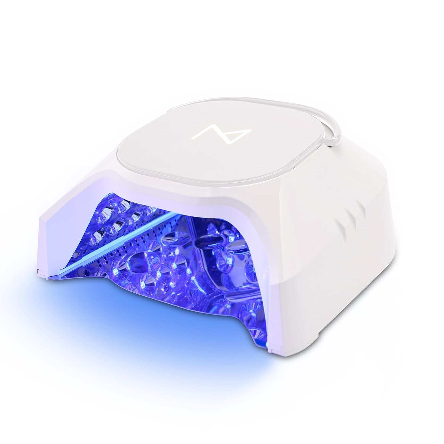 M - Max Brushless Nail Drill & GlowPro UV/LED Lamp Bundle | Professional Electric File for Manicures & Pedicures | Fast Curing Gel & Acrylic Nails | Dual Light Source UV/LED Dryer | Adj