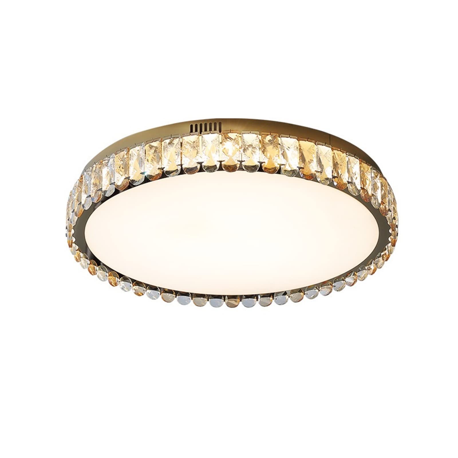 gC3sJ7wn6b Ceiling Lights for Bedroom Thin Section led Master Bedroom Lamps Modern Minimalist Round Dining Room Study Home Crystal Ceiling lamp(50cm)