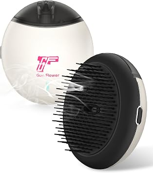 Electric Scalp Massage Brush with Essential Oil, Portable Comb for Hair Treatment, Automatic Atomization Millions Negative ions, Relieve Head Pressure, Smooth, Anti Frizz, Smell Fragrance