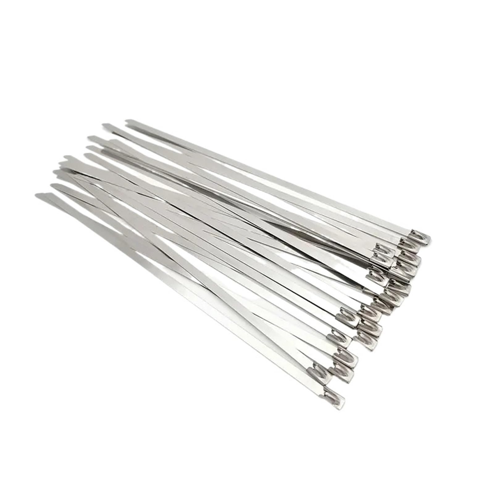 Fascette per Cavi 100 PC 201/304/316 Fascette in Acciaio Inox Fascette for Cavi 4,6 mm * 100 mm Fascette for Cavi multifunzionali Cerniere in Metallo Fascette(201SS)