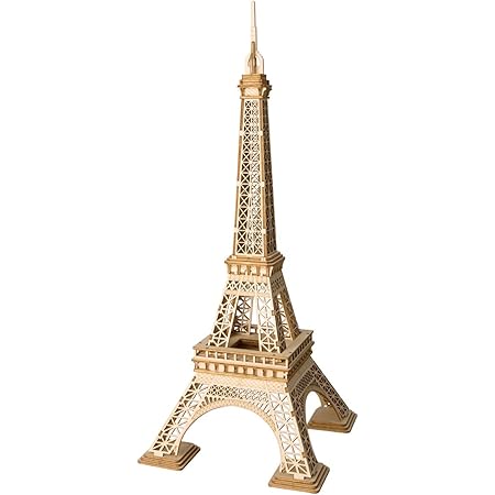 つくるんです®【日本公式販売／日本語説明書付】Robotime 3D ウッドパズル TG501 エッフェル塔