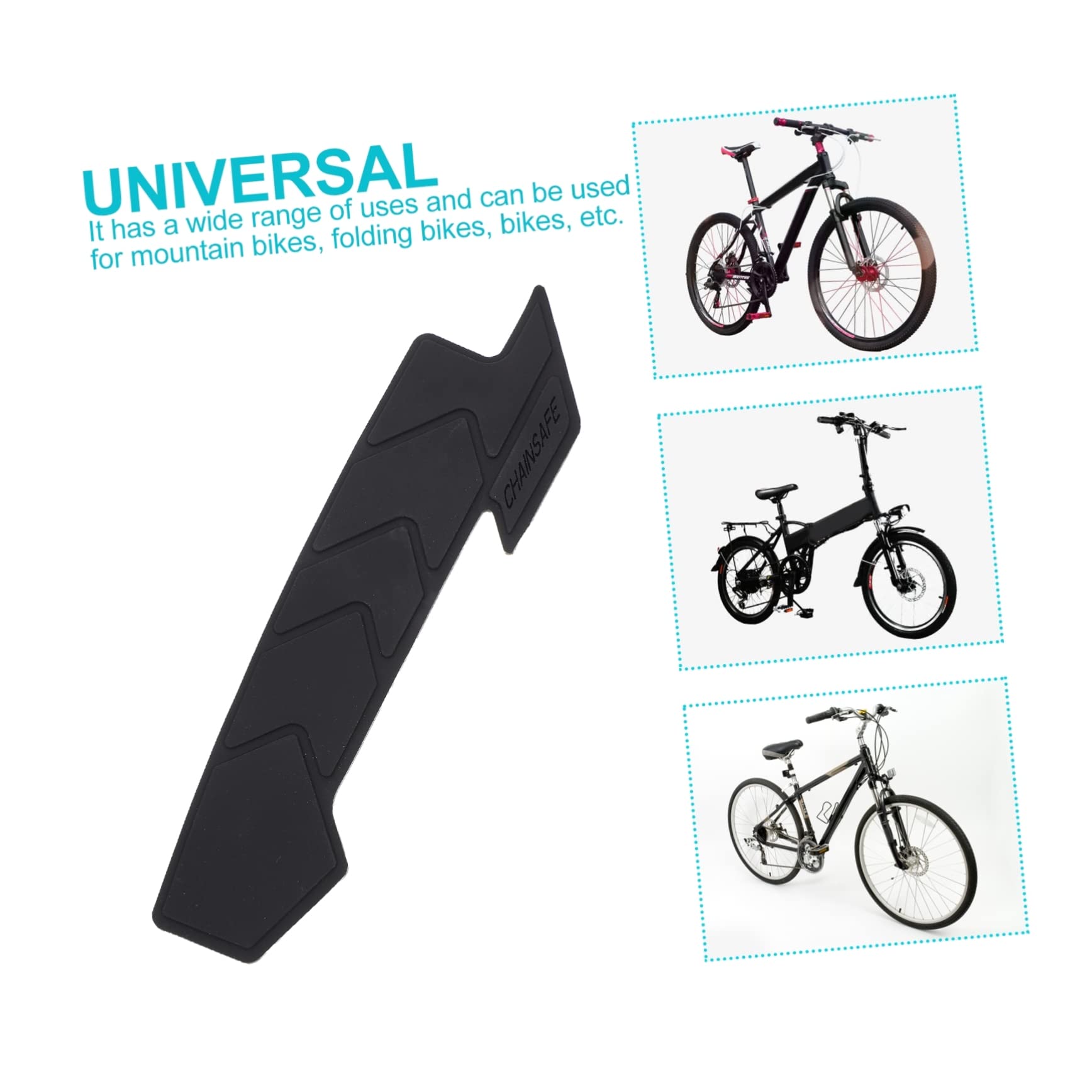 HANABASS 1Pc Durable Silicone Chain Guard for Bicycles Easy to Install Bike Frame Protector for Mountain and Road Bikes Bike Accessories