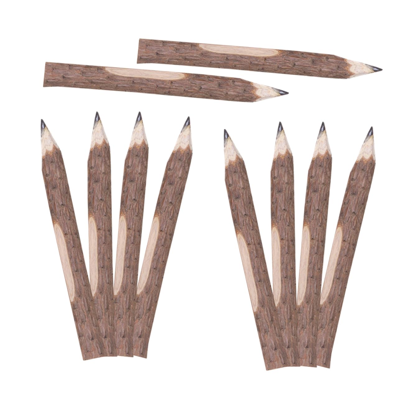 SHINEOFI 50piezas Lápices De Madera Naturales De Pack De Lápices Portátiles Para Estudiantes Herramienta De Dibujo y Escritura Biodegradables y Prácticos