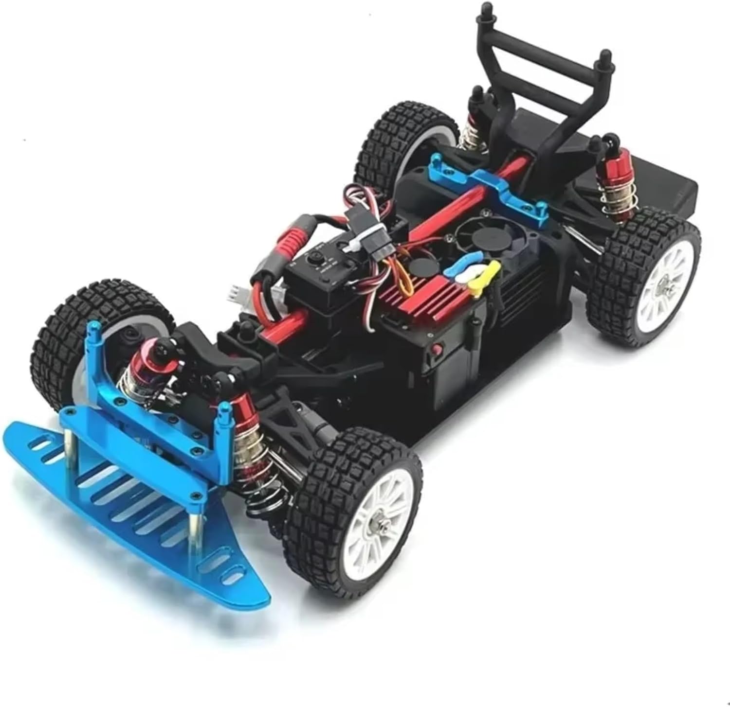 For MJX 14301 14302 14303 1/14 RCカーアップグレードパーツフロントバンパーバーキット修理交換用アクセ