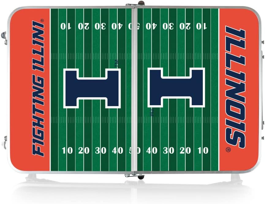 PICNIC TIME NCAA Concert Portable, Small Folding, Mini Picnic Table