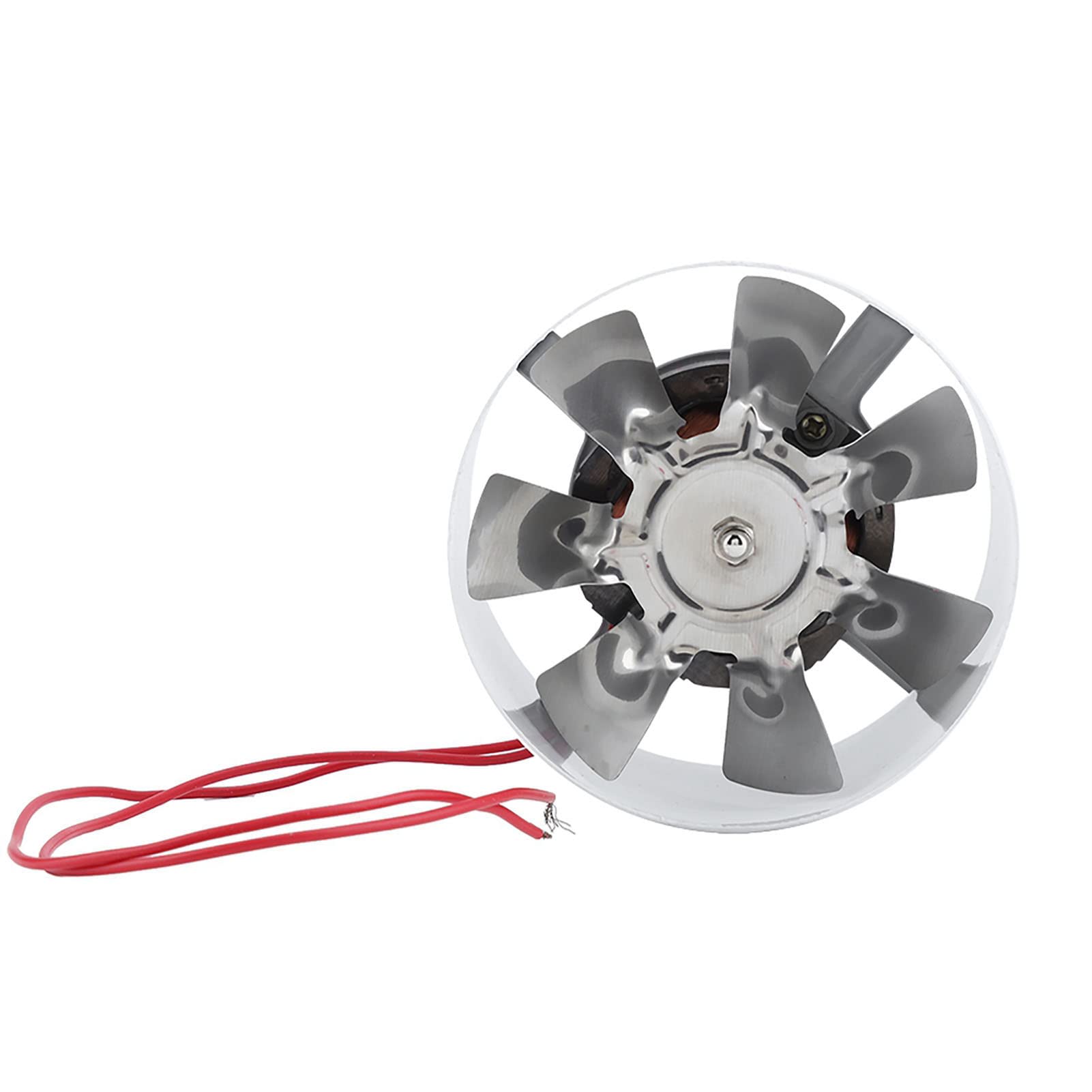 Haofy Ventilation Exhaust Fan Metal Wall Mounted Exhaust Fan 25W 95mm Low Noise 140m³ H Airflow for Bathroom Kitchen Garage Grow Room Window Ventilation