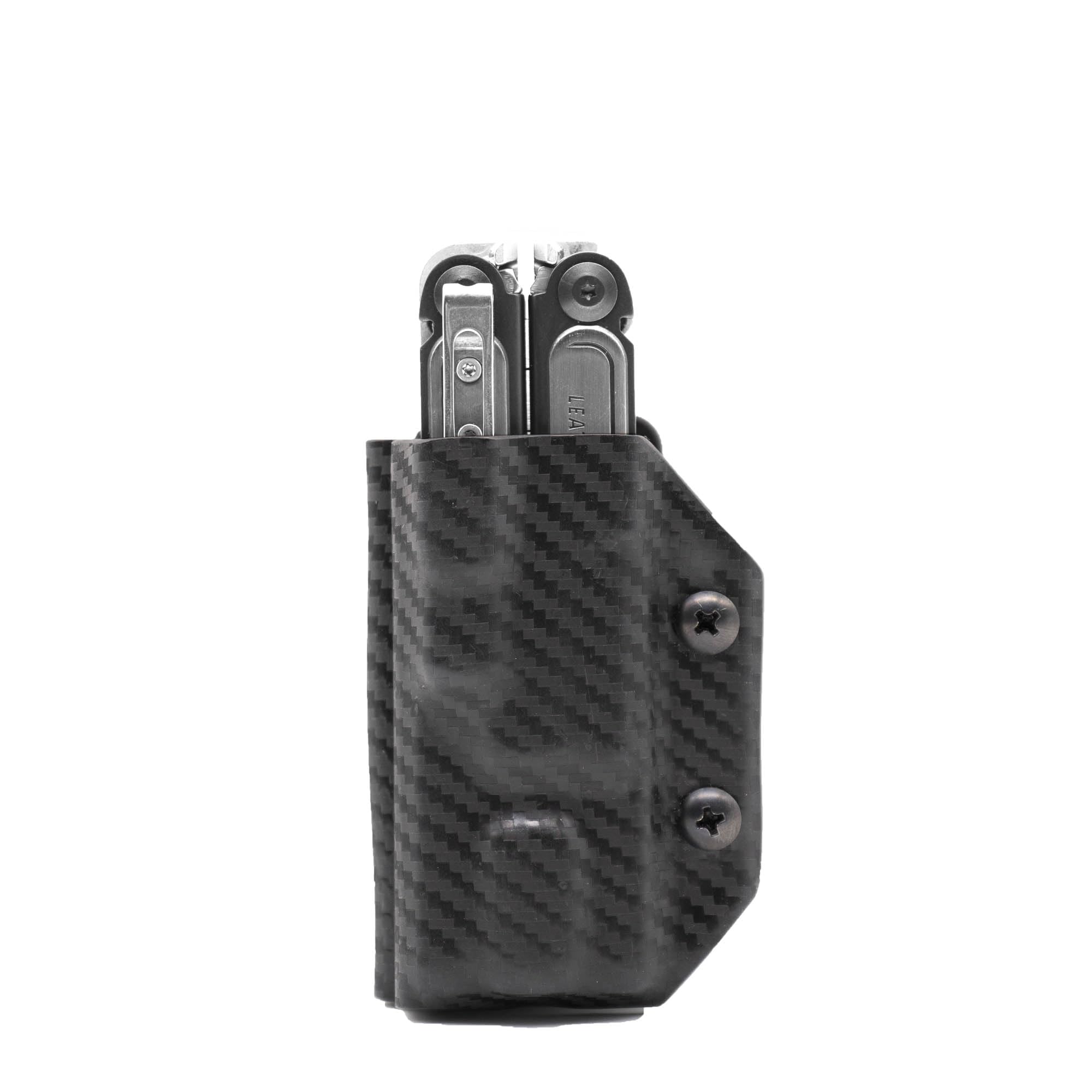 Kydex Multitool Sheath for the LEATHERMAN Arc - Made in USA - Multi Tool Holder Holster - Carbon Fiber Black