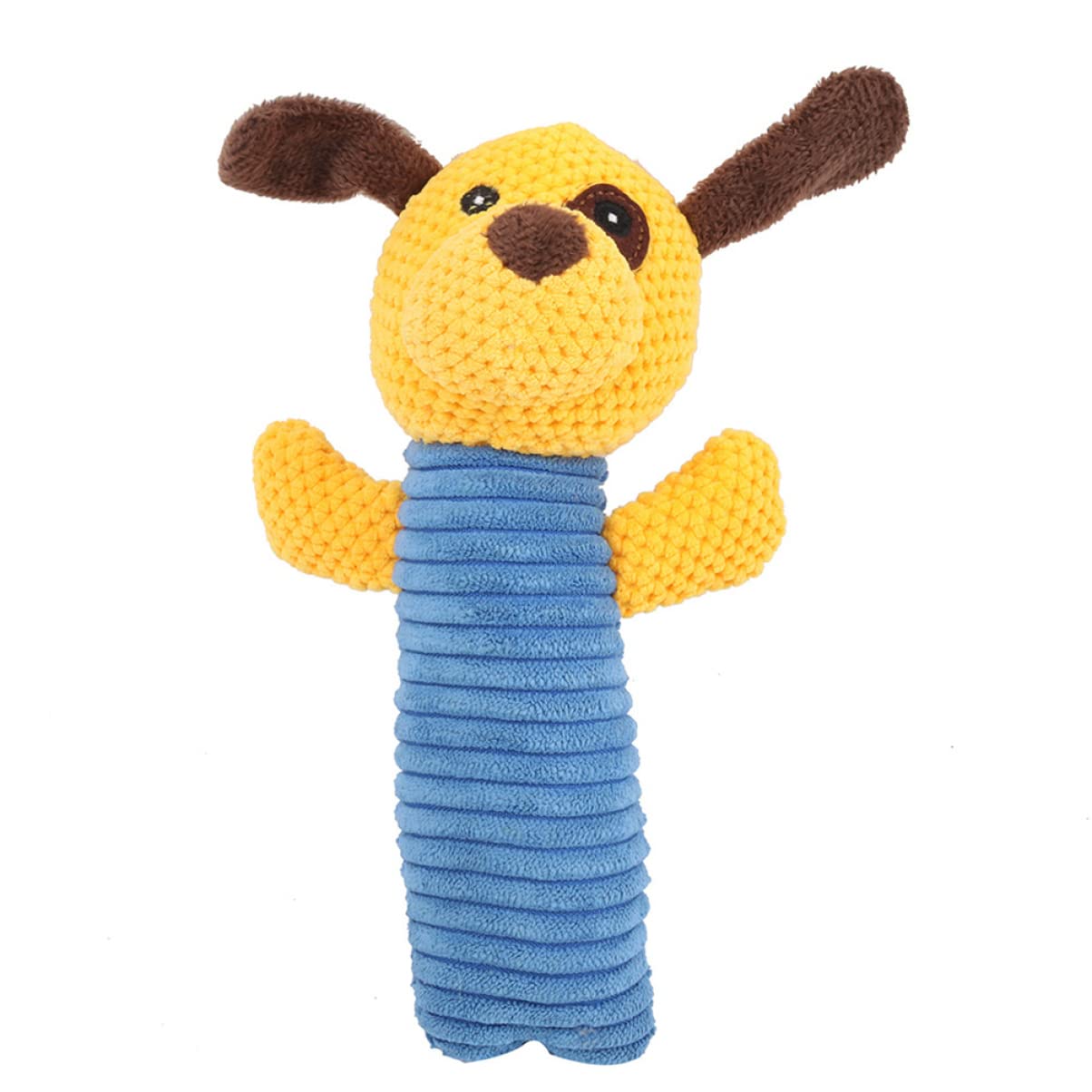 BESPORTBLE 6piezas Juguetes De Peluche Chirriantes para Perros Pequeños De Animales Interactivos De Material Suave Perro Ternero Rana para Mascotas y Cachorros Masticables