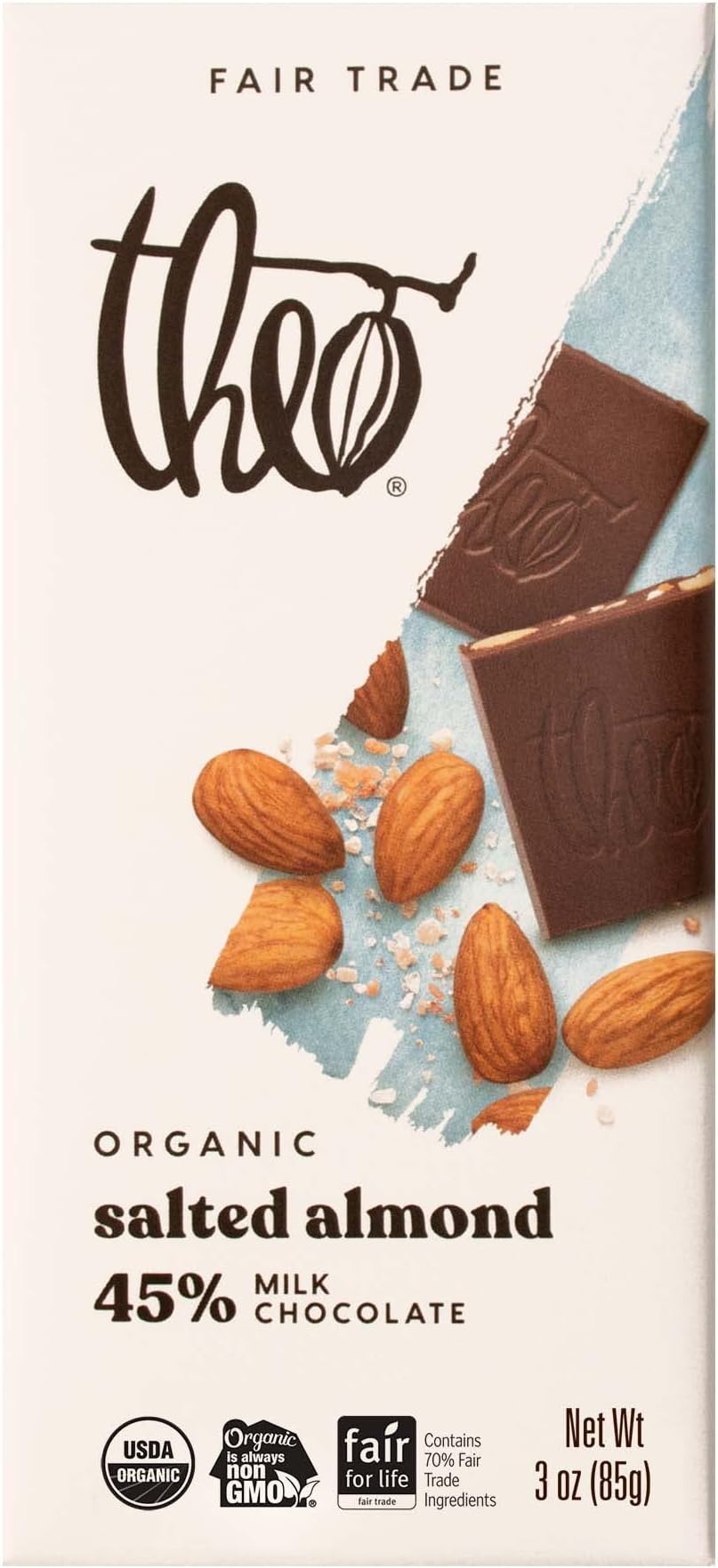 Salted Almond 45% Milk Chocolate