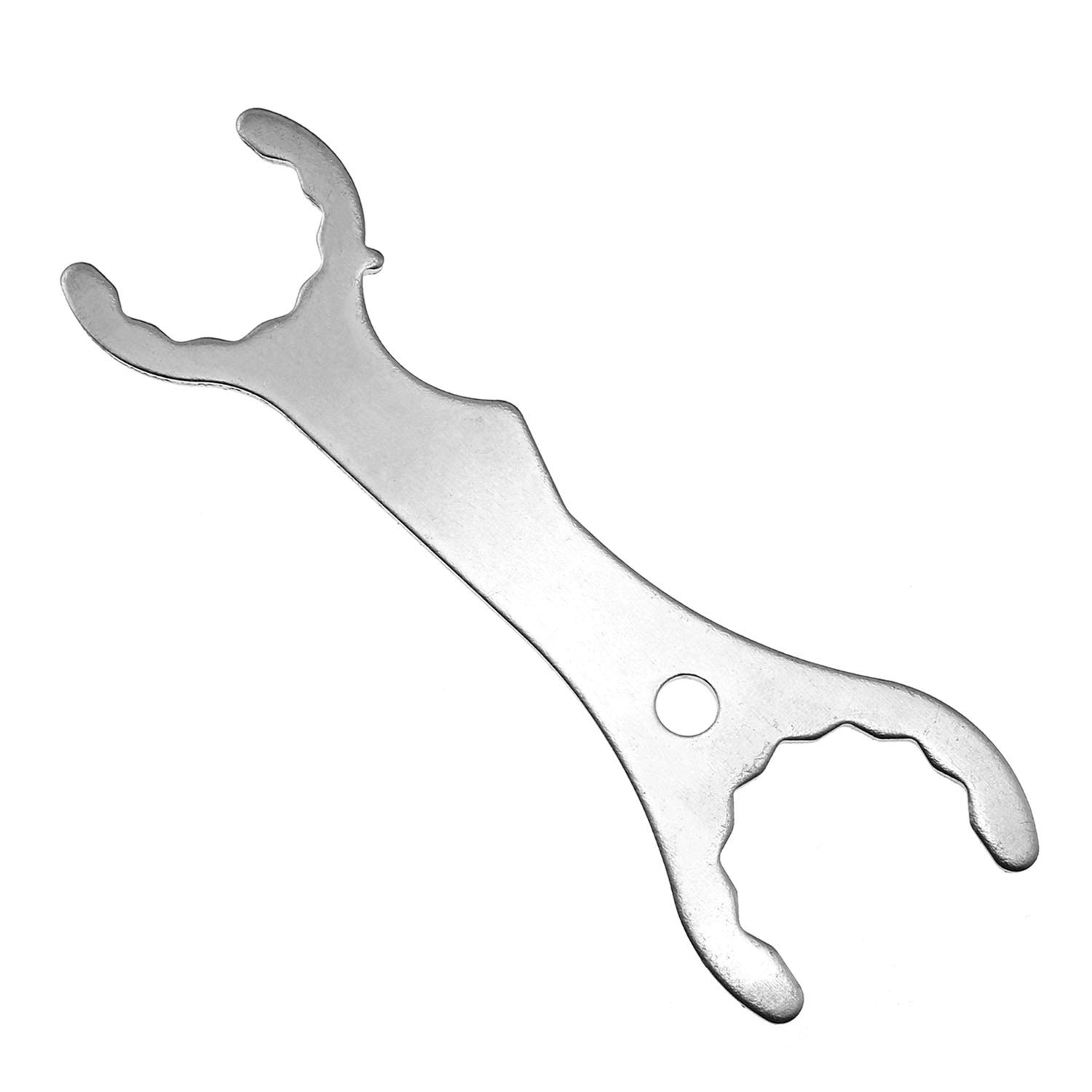 Maxmoral 5.3 inches Stainless Steel Multifunctional Beer Faucet Spanner Faucet Wrench for Tap Tower Coupler Tools