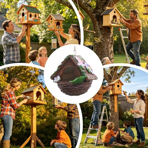 Abri de jardin pour perruches et petits oiseaux pour inviter la nature chez vous
