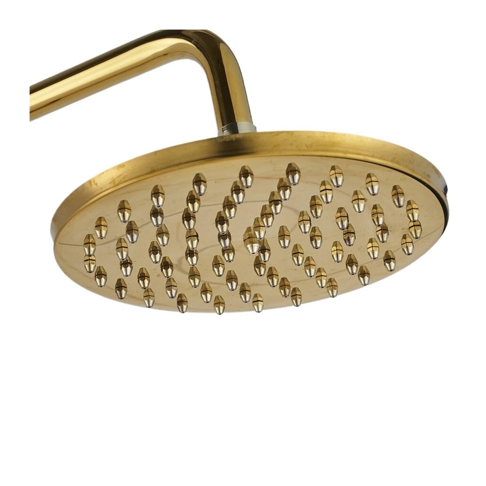 High Pressure Shower Head Home Bathroom Gym Shower Room Booster Rainfall Shower Filter Spray Nozzle Copper Saving Water(Gold)