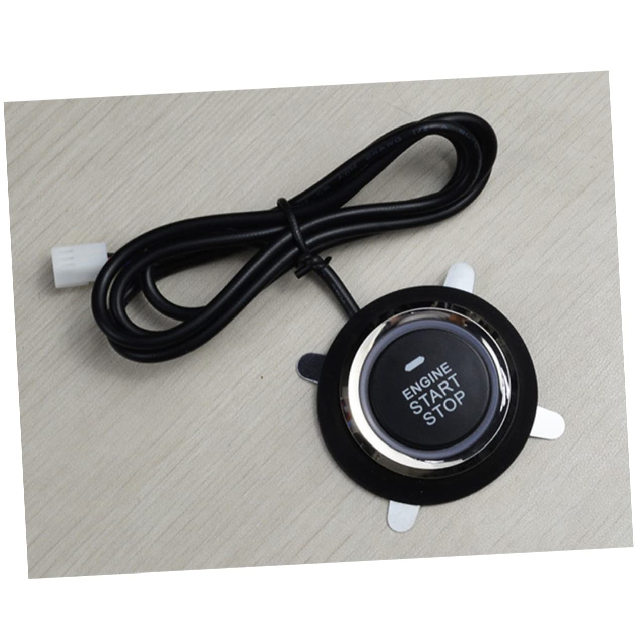 Ciieeo Alarme Antivol pour Voiture Système D'allumage Moteur 12v, Télécommande à Bouton-poussoir, Détection de Vibration et Verrouillage Automatique Abs pour Sécurité Automobile