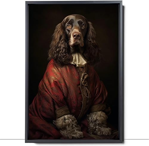 Miniatura 781 de Thuan Chow Chow Retrato de mascota con disfraz real de perro en un disfraz retrato de perro con vestimenta Retrato medieval de mascota retrato