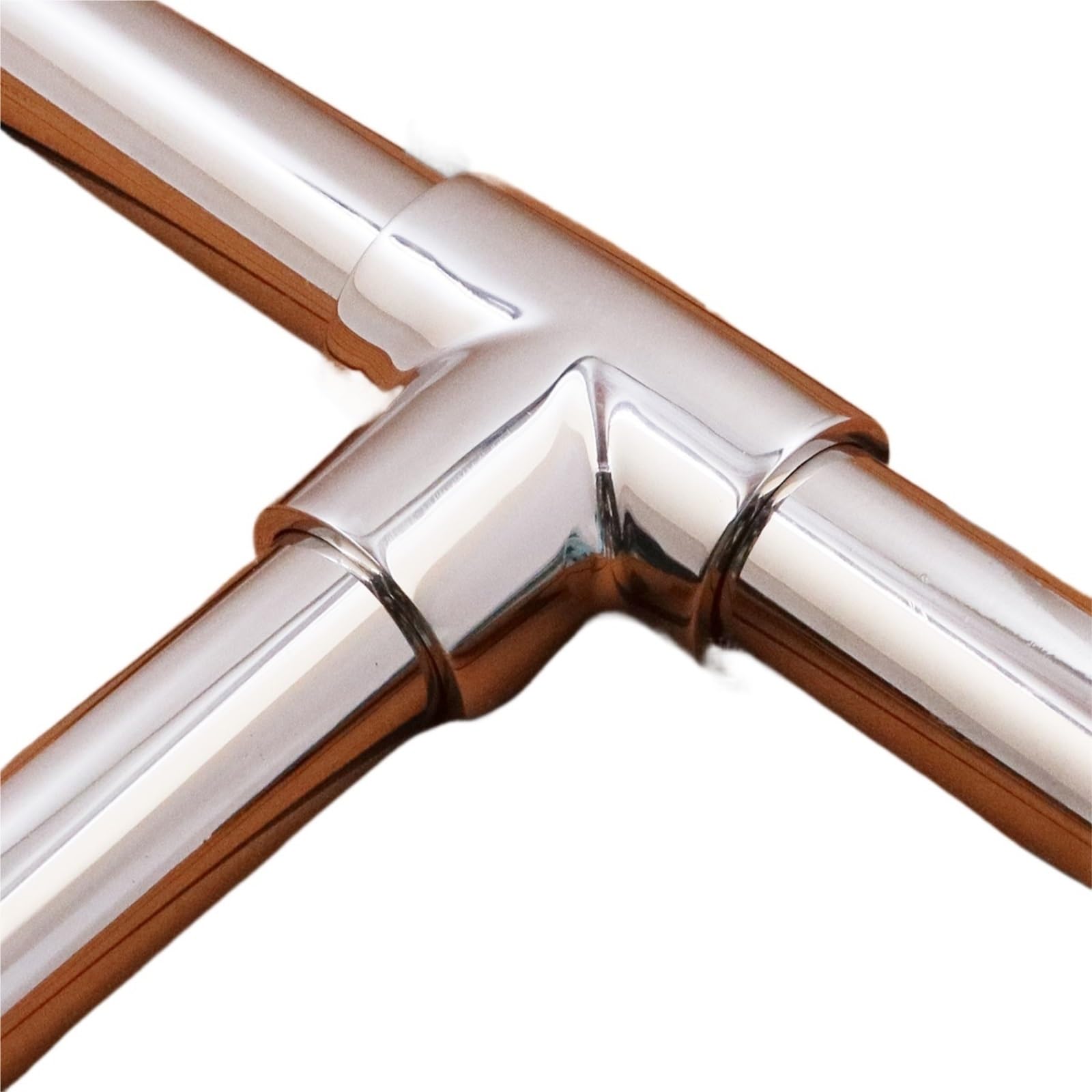 Raccord En T 90° Pour Main Courante Bateau – Acier Inoxydable 316, 25/22mm, Finition Polie