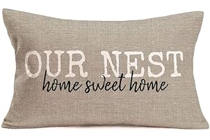 Our Nest Lumbar Pillowcase: The Epitome of Farmhouse Charm