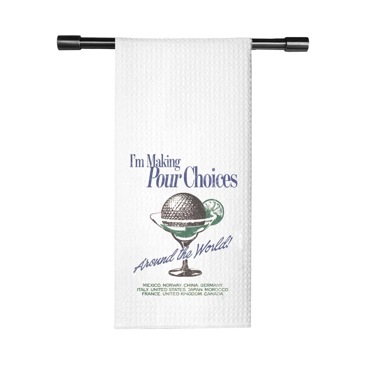 Serviette de cuisine microfibre absorbante et torchon imprimé