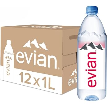 evian Flat Water 12 x 1 Litre