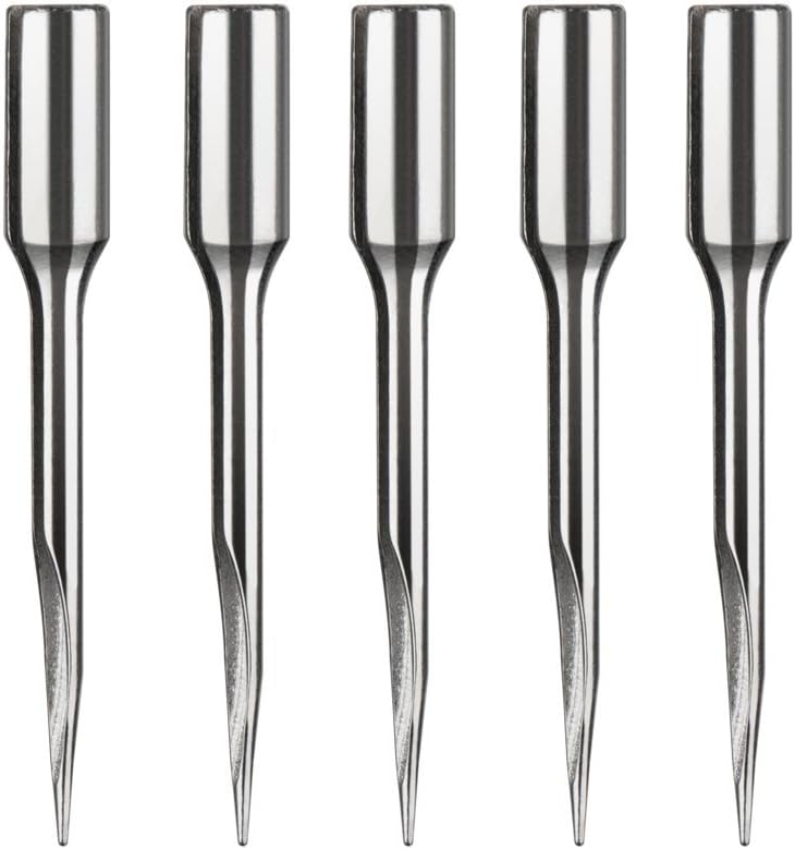 Sinfoo All Steel Regular Tag Gun Needles, 5 Short Base Replacement Needles