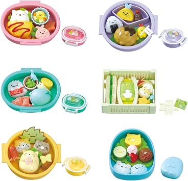 Rement San-X Sumikko Gurashi Manpuku Sumikko Bento Box Approx. 4.5 x 2.8 x 2.4 inches 115 x 70 x 60 mm, Made of PVC, ABS, PP