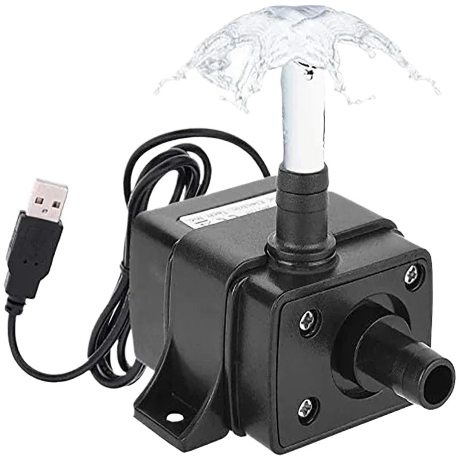Mini pompe à eau USB 120 l/h silencieuse submersible contre la stagnation de l'eau