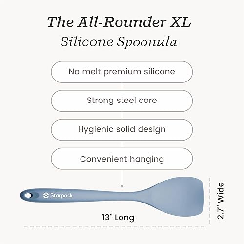 Miniatura 4 de Starpack 'The All Rounder' XL - Espátulas de silicona prémium  Cucharas de espátula resistentes al calor de hasta 600 F  Las mejores cucharas de