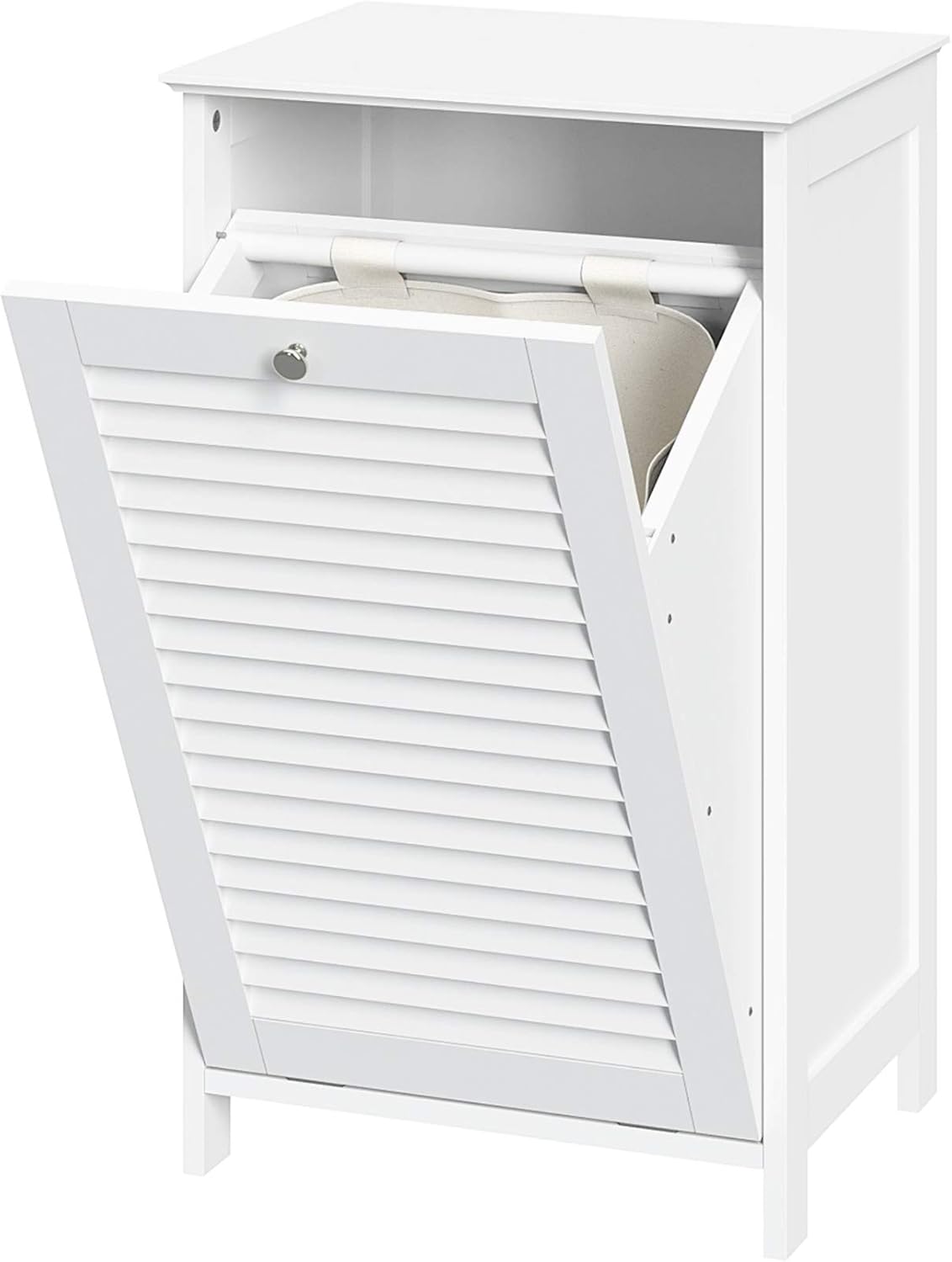 Bеѕt Prоmо Ellsworth Tilt-Out Laundry Hamper, White Frее Shірріng 🛒 Ellsworth Tilt-Out Laundry Hamper, White