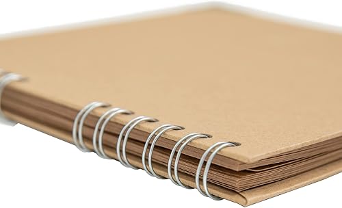 Miniatura 6 de Álbum de recortes (8 x 8 pulgadas) Álbum de recortes 60 páginas, ideal para tus álbumes de recortes, álbumes de fotos familiares de boda y