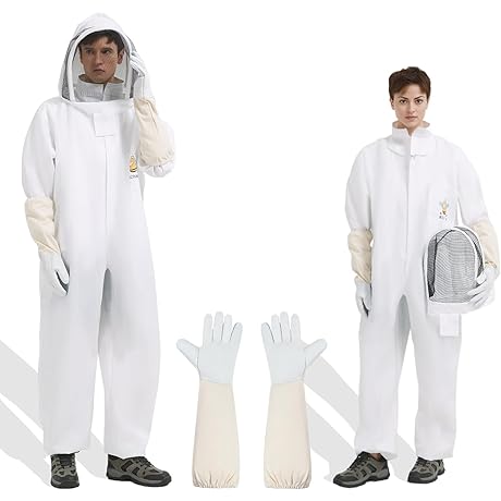 kids Beekeeper Suit for Men Women and Kids, Sting Proof Polycotton Beekeeping...