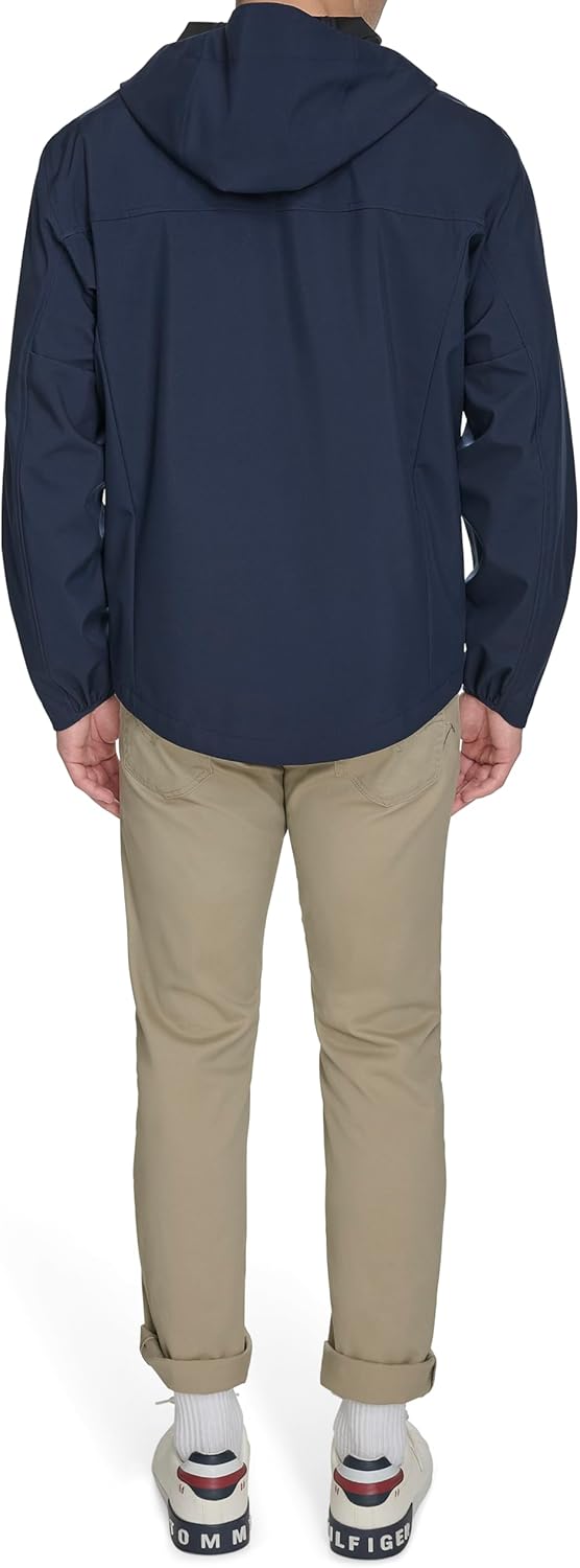 Tommy Hilfiger mens Tommy Hilfiger Men's Softshell Rain Hoody - Image 3