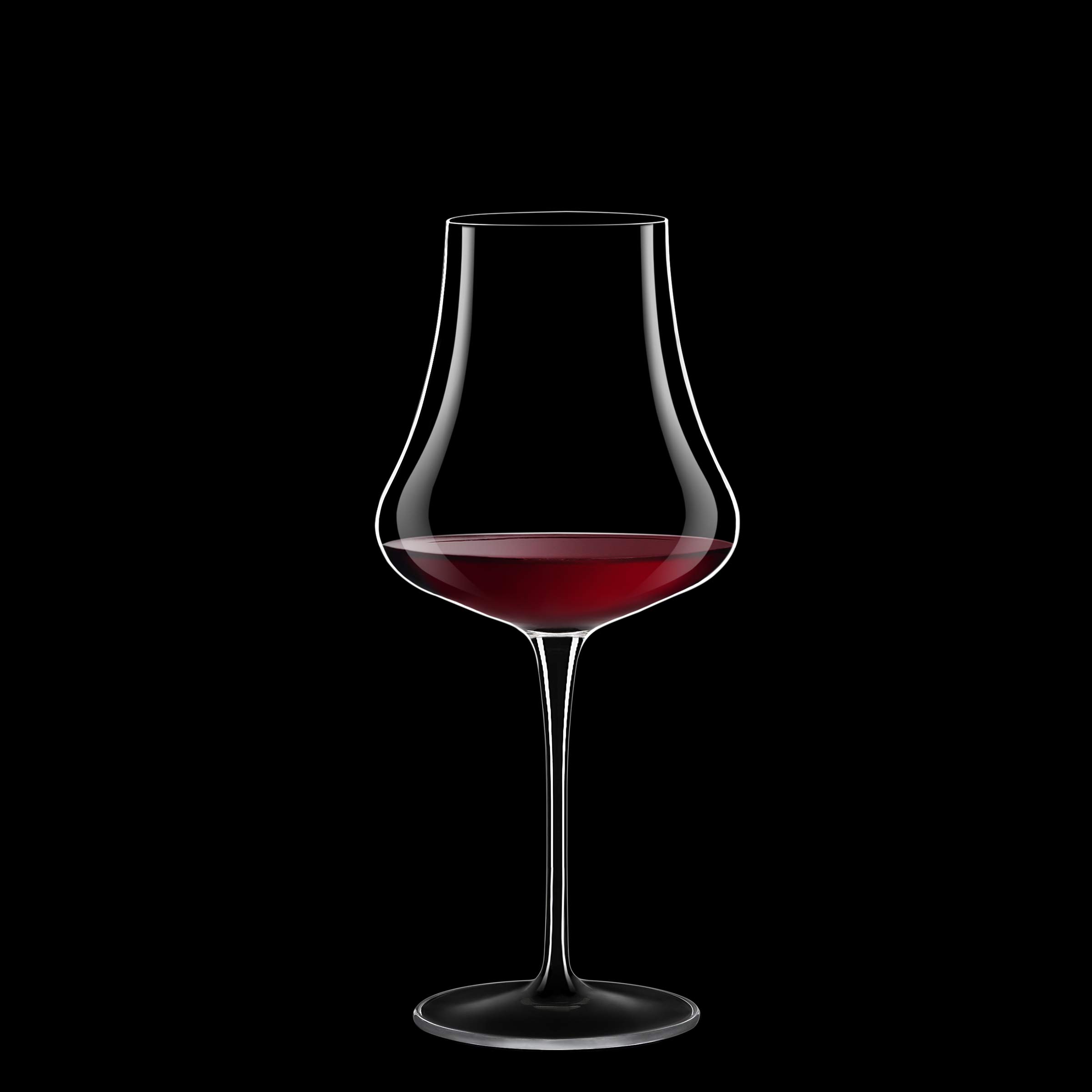 Luigi Bormioli 12502/01 Tentazioni Copas de vino tinto Merlot de 19.25 onzas, transparentes