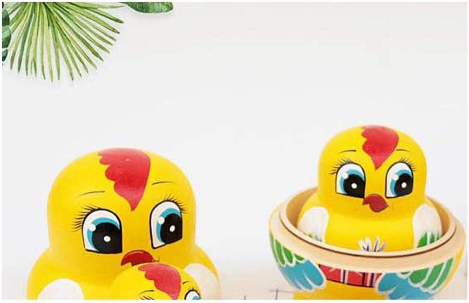 Amazon | マトリョーシカ ネスティング人形 鶏入れ子人形 天然木製