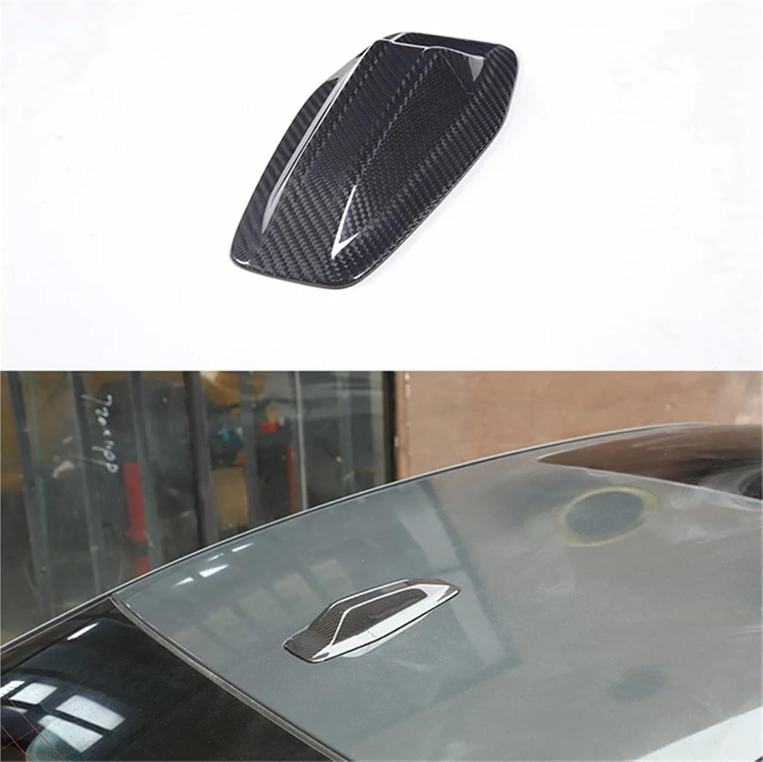 Carbon Fiber Car Roof Shark Fin Cover Auto Spare Parts Compatible with BMW 4 Series G26 2022