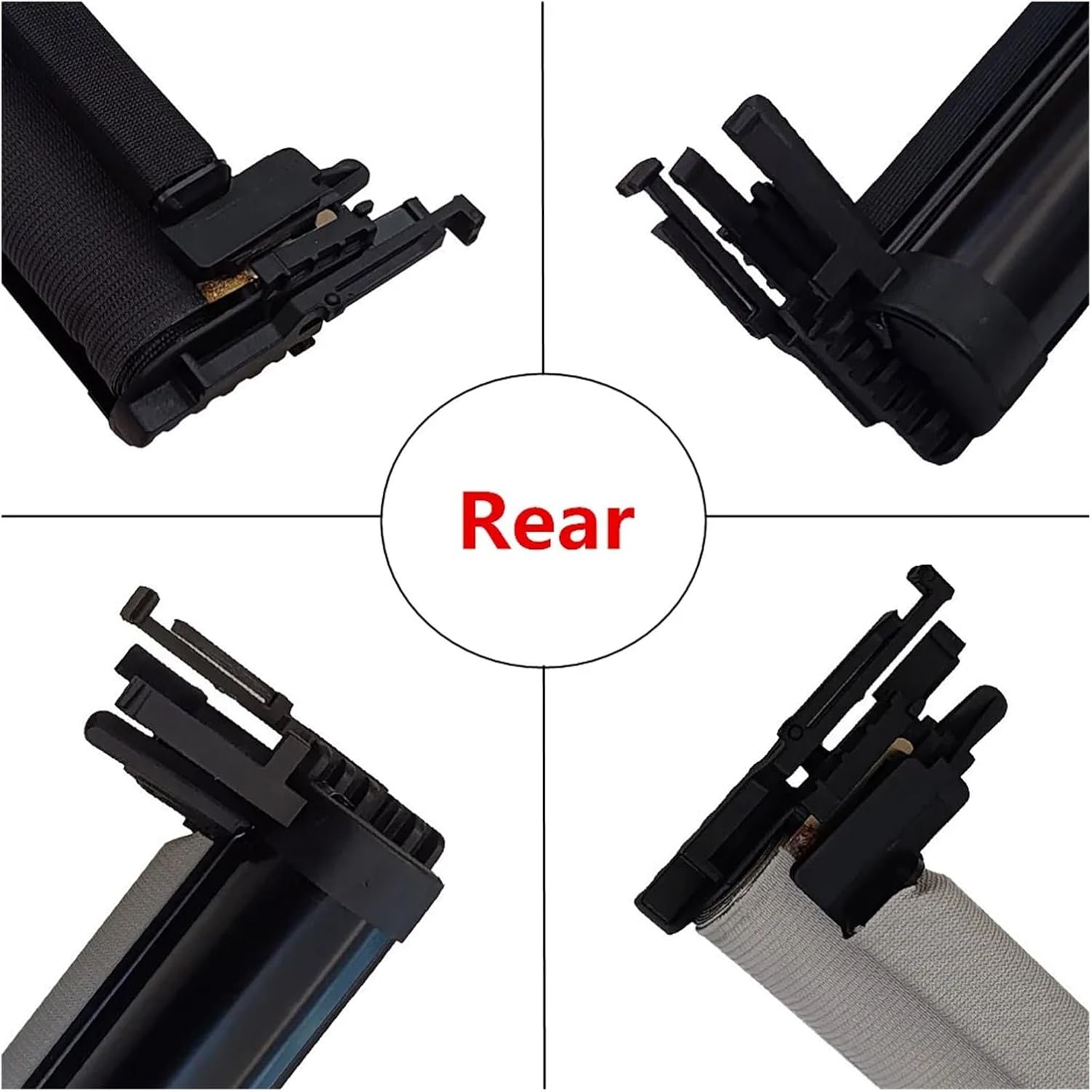 Car Panorama Sunroof Sunshade Curtain Cover Assembly Compatible For -Benz GLA X156 X205 W205 C200 C220 C260 C300 2014-2016-2019(Black Front)