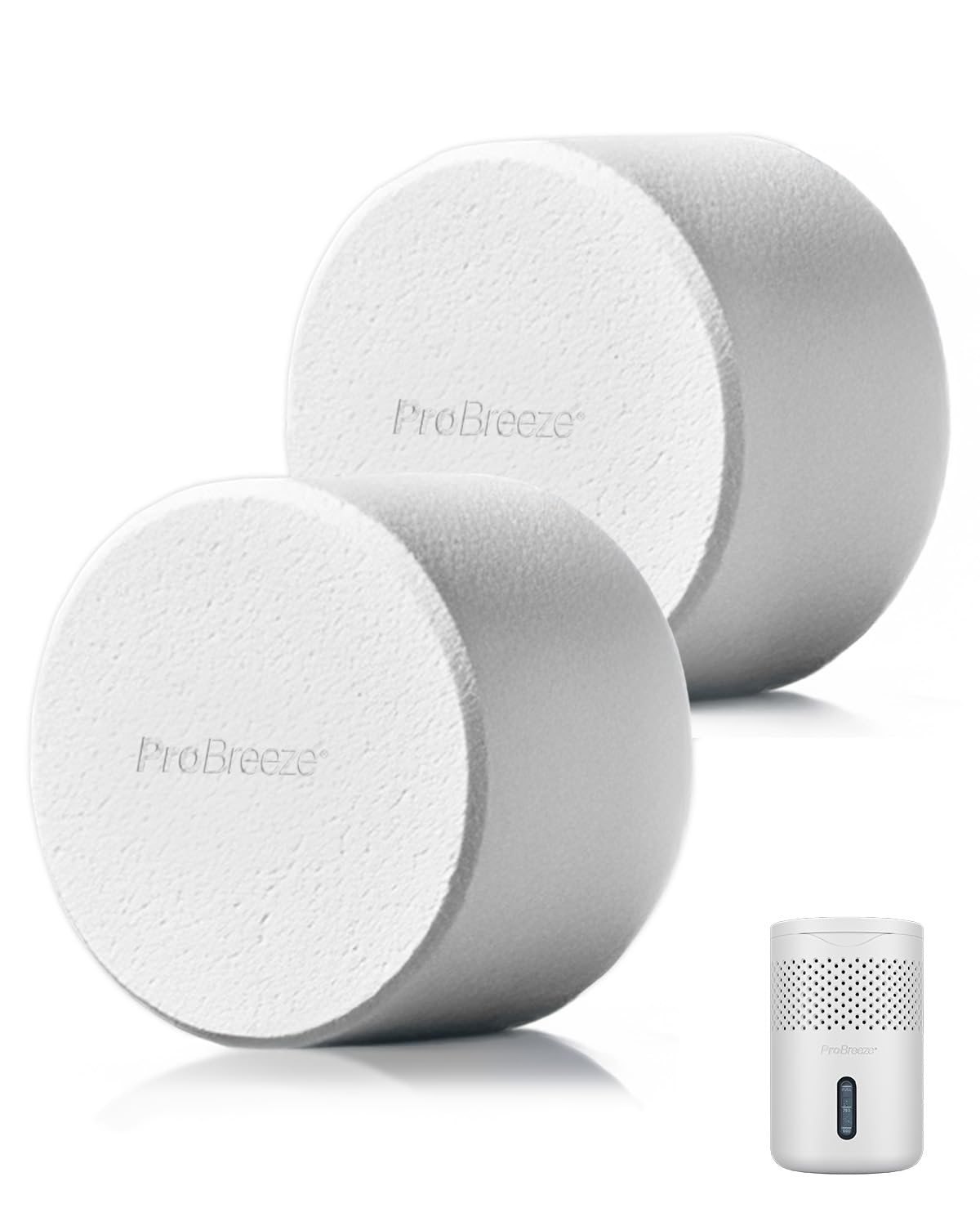 Pro Breeze Osmo Deshumidificador Antihumedad Armarios – 2 Recambios 700g Extra Grandes – Hasta 200 Días Contra Humedad y Olores – Ecológico Sin Fragancia Sin Electricidad