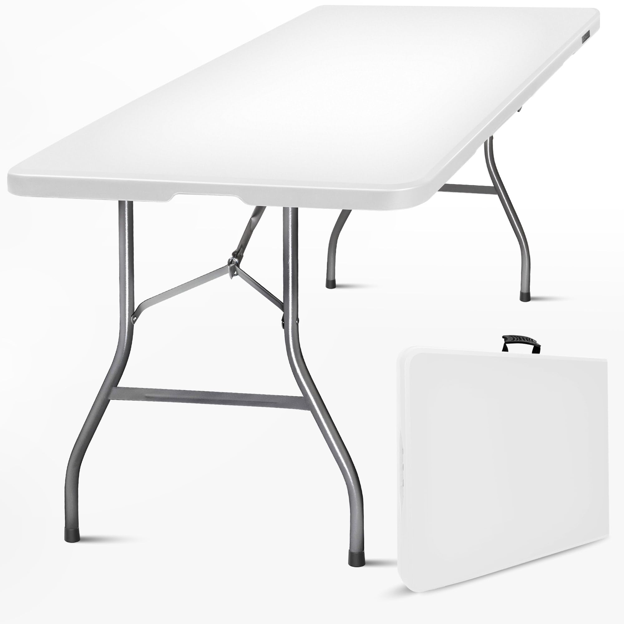 SKYLANTERN Table Pliante 180x75cm : Grande Capacité pour 8 Personnes | Test AethelGem