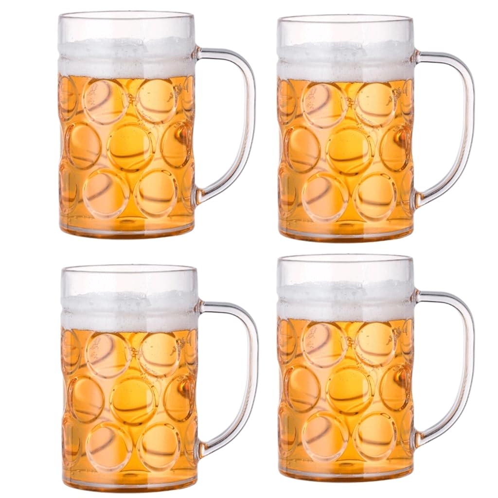 Amazon.co.jp: ビールのジョッキ アクリルビールジョッキマルチタイプ
