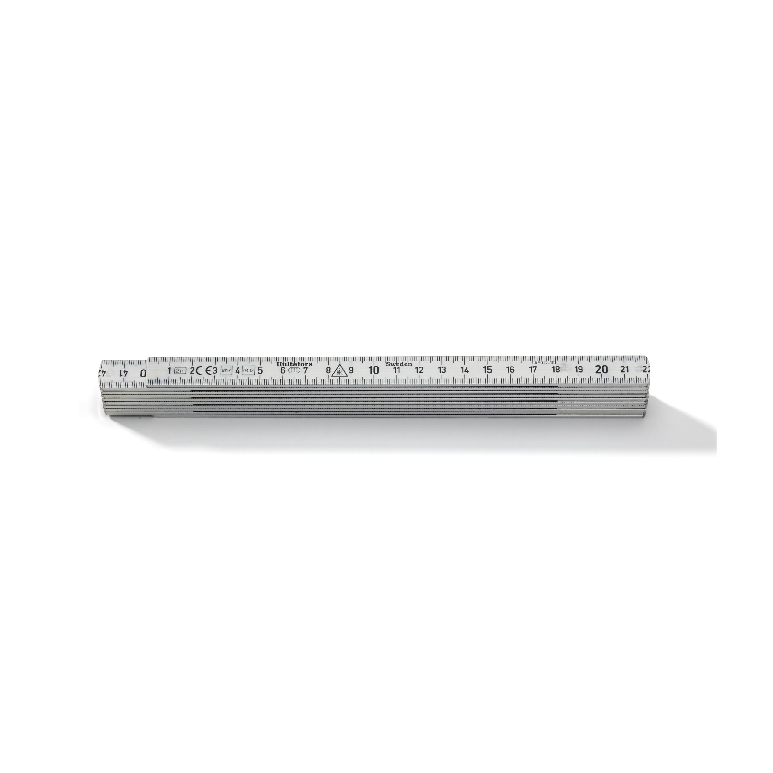 Hultafors, Metro pieghevole in alluminio A59 mm, 2 m, A59210, 150003