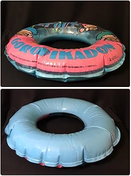 昭和レトロ　トラベルミン坊や　赤浮き輪レアカラー Amazon.co.jp: レア 55cm 1985年 旧 ゴロピカドン 浮き輪 うきわ