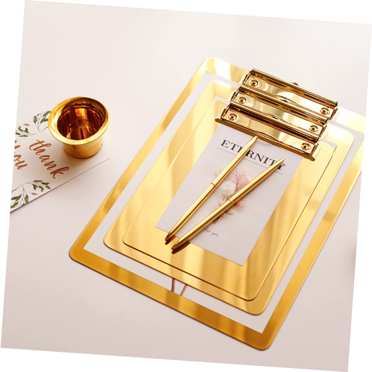 Klemmbrett-Ordner, Klemmbretter, Hartfaserplatte, Metall, Künstler, golden, Dokumentenbedarf, Büro, Arzt, rostfrei, Restaurant-Clip, Ärzte, Standard-Schulgröße, Zeichenpapier, 1 Stück(Size:225mm*310mm