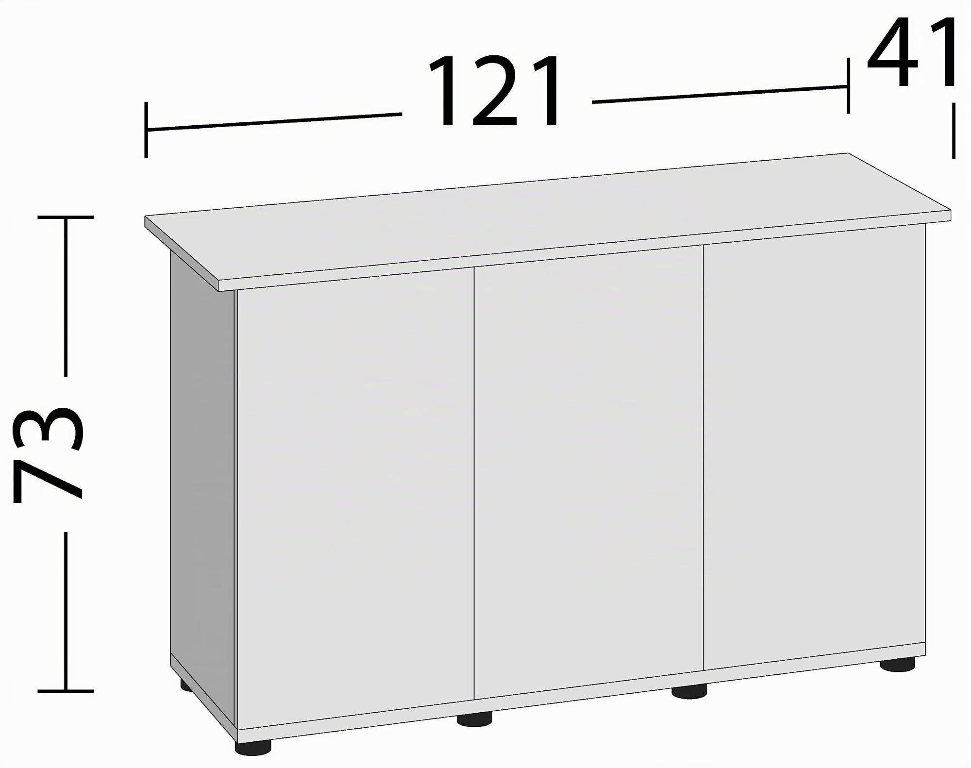 Juwel SBX Rio 240 - Mobile per acquariofilia in Rovere Chiaro