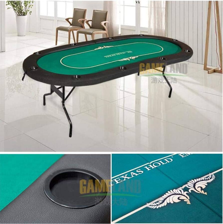 Amazon | 折りたたみ式 10人用 ポーカーテーブル カジノゲーム